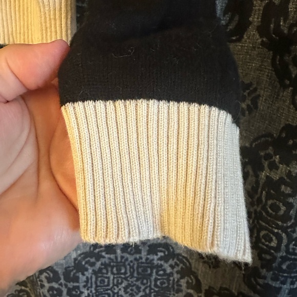 ModCloth Parisian cardigan in black-and-white, size medium - Picture 3 of 6